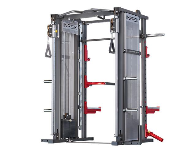 E1909 Smith Functional Trainer Power Rack Combo-3