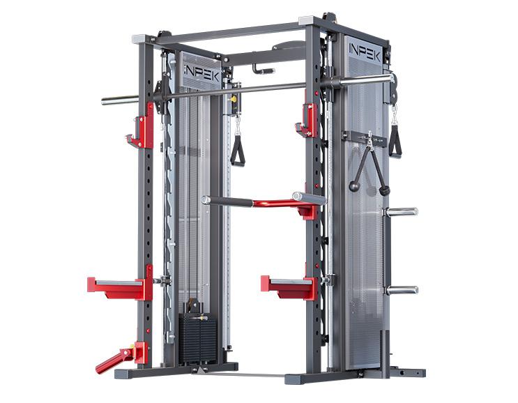 E1909 Smith Functional Trainer Power Rack Combo